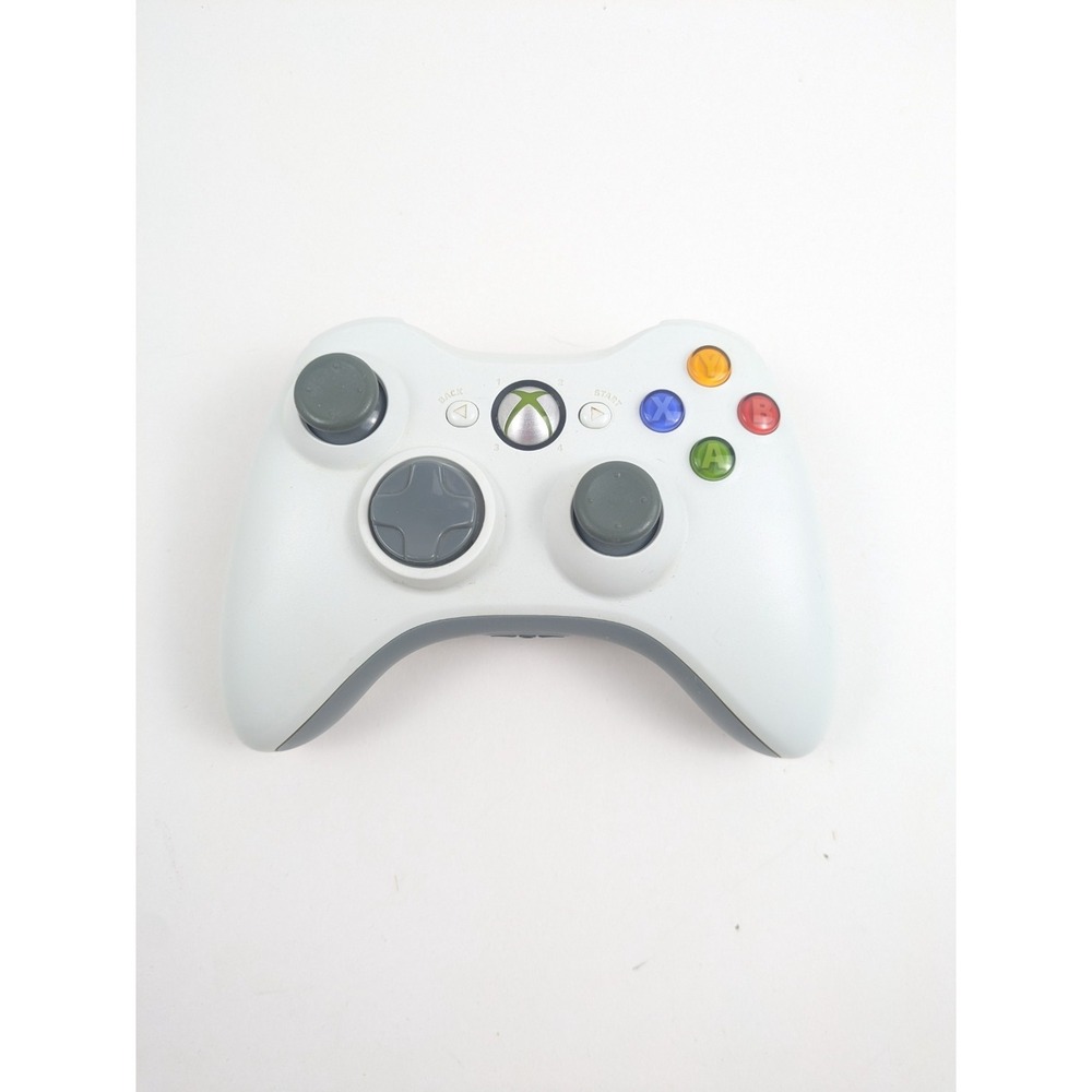 Microsoft Official OEM Xbox 360 Wireless Controller  White Tested Working